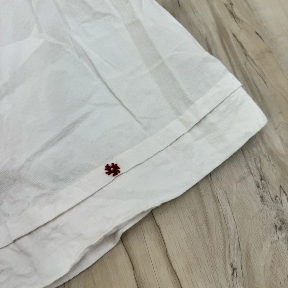 Christmas Dress, Brand: ZUCCINI KIDS, white corduroy size 2T boutique white Red - Picture 5 of 7
